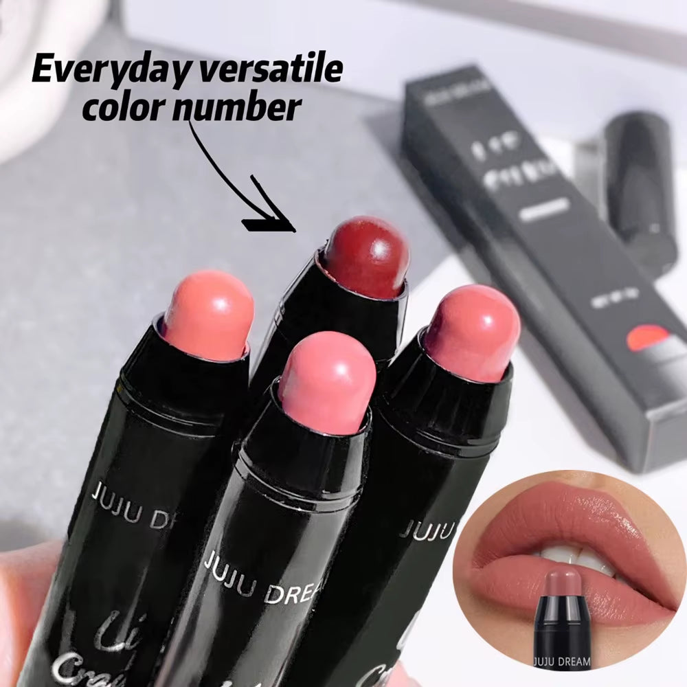 Matte Lipstick Pen 4 Colors Waterproof Long-Lasting Non-Fading Multi-Look Lip Makeup Safe Certified Unisex