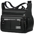 Men'S Cross-Body Bag with Multi-Layered Pockets, Adjustable Shoulder Strap, Business Single-Shoulder Bag
