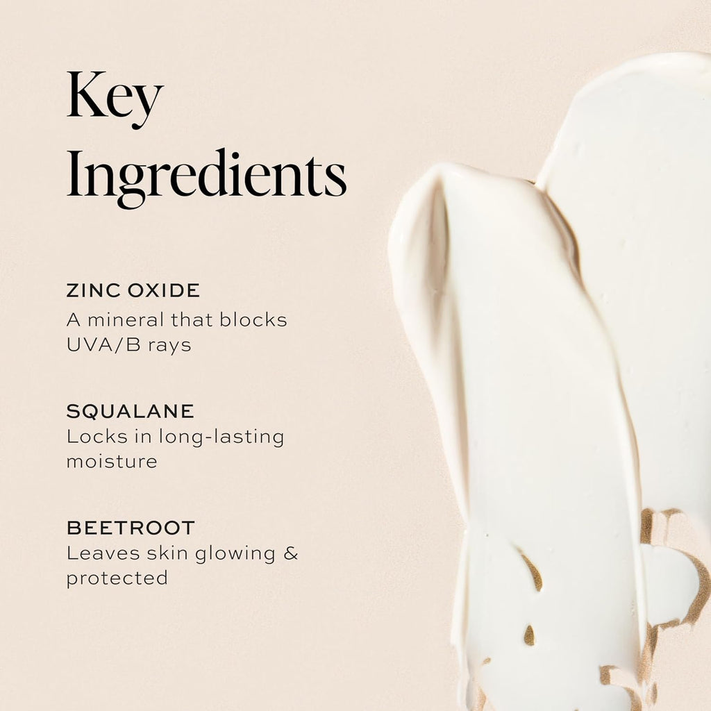 Beauty Tinted Glow Wonderscreen SPF 30, Mineral Sunscreen for Face with 19% Zinc Oxide, Tinted Moisturizer with SPF, 50 G (Medium)